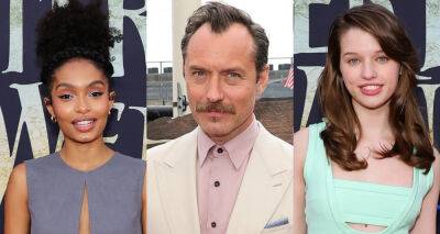 Jude Law Joins Yara Shahidi & Ever Anderson at 'Peter Pan & Wendy' Screening in NYC - www.justjared.com - London - New York