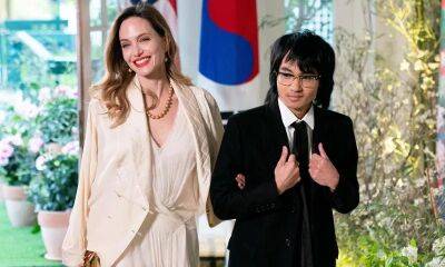 Angelina Jolie and Maddox attend dinner with the President of South Korea - us.hola.com - USA - South Korea - city Seoul - Washington - county Angelina