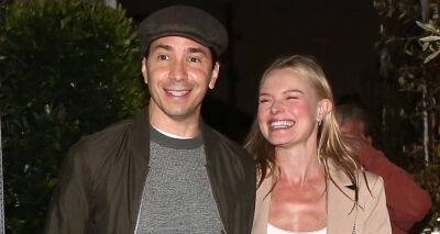 Justin Long & Kate Bosworth Look So in Love During Night Out in Santa Monica! - www.justjared.com - Italy - Santa Monica - county Love