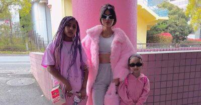 Kim Kardashian Called Out for Wearing Pink Fur Coat in Tokyo Years After Shading Khloe Kardashian for the Same Look - www.usmagazine.com - Chicago - Jordan - Japan - Tokyo