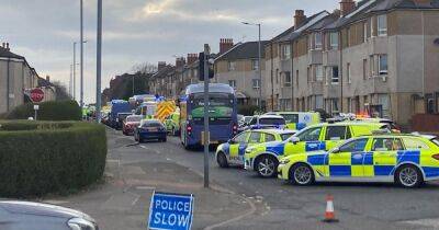 Major emergency response in Glasgow as police swarm on scene of serious road incident - www.dailyrecord.co.uk - Scotland - Afghanistan - Beyond