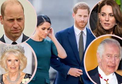 Royal Family Worried Prince Harry & Meghan Markle Will Steal Spotlight AND 'Private' Secrets During Possible Coronation Attendance! - perezhilton.com - Britain - London - county Charles