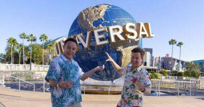 Ant and Dec say 'we've been stitched up' as they hit Universal ahead of special ITV Saturday Night Takeaway episode - www.manchestereveningnews.co.uk - Florida