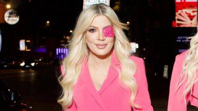 Tori Spelling reveals how she got eye ulcer after being spotted with eye patch - www.foxnews.com
