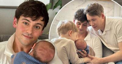Tom Daley shares first look at baby boy Phoenix Rose - www.msn.com - Britain - USA