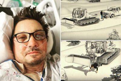 Disturbing animation shows how Jeremy Renner fell into path of 14,000-pound snowplow that crushed his body - nypost.com - state Nevada