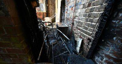 Broken windows, ash and twisted plastic: Devastation after heartbeaking town centre fire - www.manchestereveningnews.co.uk - city Bury