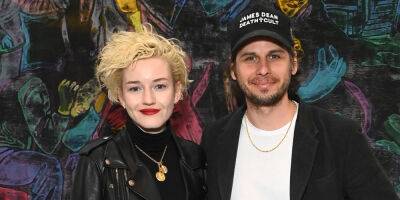 Julia Garner is Joined by Husband Mark Foster at Art Gallery Showing - www.justjared.com - Los Angeles - county Foster