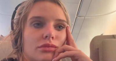 Exhausted Helen Flanagan details 'horrendous' plane journey home from Dubai with her kids - www.ok.co.uk - Britain - Dubai - Uae
