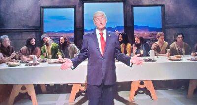 ‘SNL’ Cold Open All Easter With Donald Trump As Jesus Christ, Or The Other Way Round; Some Ron DeSantis & Nepo Baby Eggs In There Too - deadline.com - New York - USA - county Johnson - Austin, county Johnson