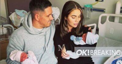 TOWIE's Amy Childs shares first pictures of 'beautiful' twins and says her family is 'complete' - www.ok.co.uk