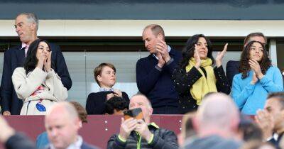Prince William wears £5k gift from Diana at football match with George - www.ok.co.uk - county Midland