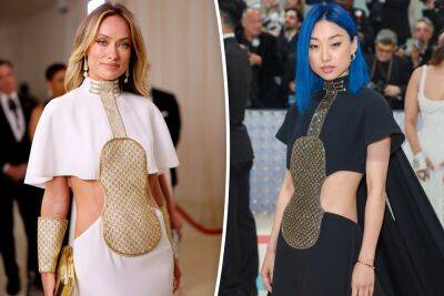 Olivia Wilde and Margaret Zhang wear the same dress to 2023 Met Gala - nypost.com - China