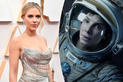 Scarlett Johansson felt ‘hopeless’ after losing out on dream role in ‘Gravity’ - nypost.com - city Asteroid