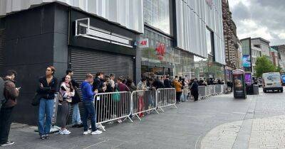 H&M saw huge queues for genuine £70 Mugler dresses that normally cost £650 this morning - www.manchestereveningnews.co.uk - London