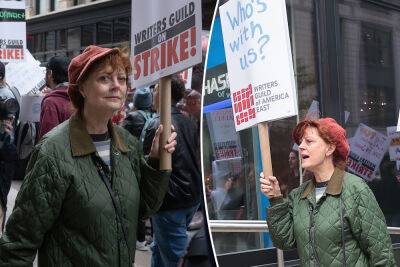 Susan Sarandon arrested at NY State Capitol protesting for ‘fair’ wages - nypost.com - New York - New York - city Albany