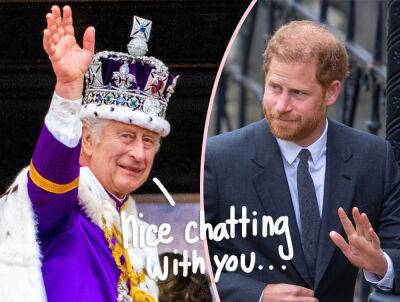 Prince Harry DID Speak With King Charles Night Before The Coronation! - perezhilton.com - Britain - London - California