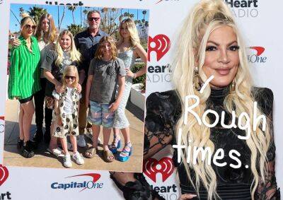 Tori Spelling's Family Forced To Vacate Home After Multiple Kids Suffer Severe Mold Infections - perezhilton.com