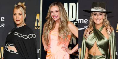 Lainey Wilson, Pregnant Kimberly Perry & Carly Pearce Glam Up ACM Awards 2023 Red Carpet - www.justjared.com - Texas - county Ashley