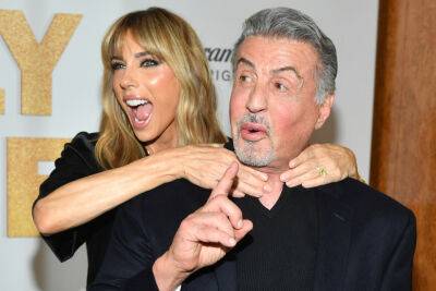 Sylvester Stallone’s Wife Jennifer Flavin Playfully Chokes Him On The Red Carpet After Divorce U-Turn - etcanada.com
