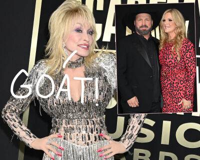 Trisha Yearwood Reacts To Dolly Parton's Hilarious Garth Brooks Threesome Joke At ACM Awards! - perezhilton.com - Texas - county Love