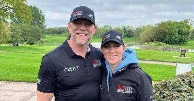 Mike and Zara Tindall look so loved-up during day out at golf event - www.ok.co.uk - Britain