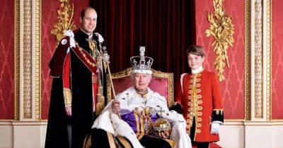 3 Generations! King Charles III Poses With Heirs Prince William and Prince George in New Coronation Portrait - www.usmagazine.com - London - Indiana - county King And Queen