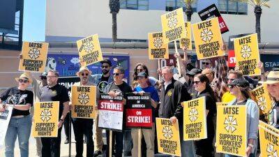 IATSE Delivers Show of Support for Striking Writers on Picket Line at Fox Studios: ‘Labor Has to Stick Together’ - variety.com