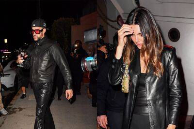 Kendall Jenner And Bad Bunny Step Out In Matching Leather Attire At Birthday Party - etcanada.com - Puerto Rico - Santa Monica