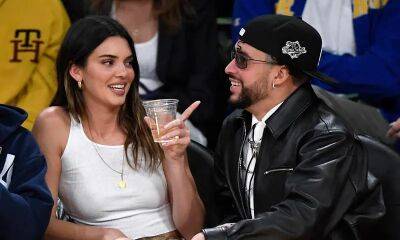 Bad Bunny and Kendall Jenner rocked matching shoes at the Lakers game - us.hola.com - Los Angeles - Puerto Rico