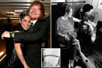 Ed Sheeran’s ‘Thinking Out Loud’ co-writer gets tattoo of winning verdict in copyright suit - nypost.com - Britain - city Brooklyn