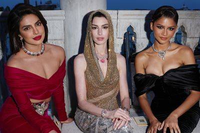 Anne Hathaway, Zendaya and Priyanka Chopra Steal The Spotlight At Bulgari’s Venice Jewelry Line Launch - etcanada.com - Italy