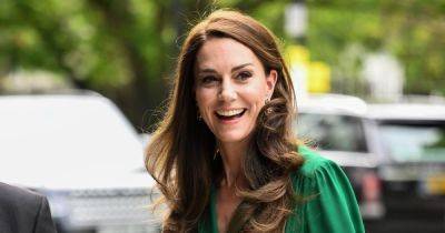 Kate Middleton is summer ready in pretty green dress for second royal visit of week - www.ok.co.uk - Centre - city London, county Centre - county Bath