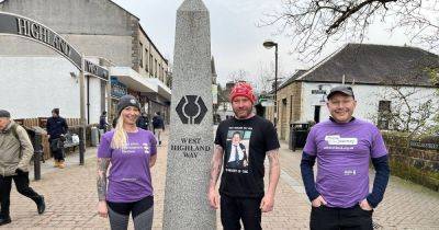 Stirling trio take on West Highland trek for spina bifida charity in memory of uncle - www.dailyrecord.co.uk - Scotland - county Murray