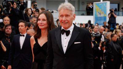 Harrison Ford & Wife Calista Flockhart Make First Red Carpet Appearance Together in Nearly Five Years at 'Indiana Jones 5' Cannes Premiere! - www.justjared.com - France - Indiana - county Harrison - county Ford