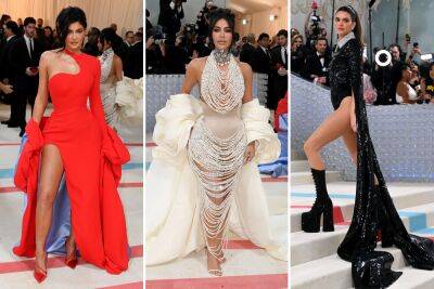 Kardashian-Jenner family arrives at Met Gala 2023 showing lots of skin — of course - nypost.com - Kardashians