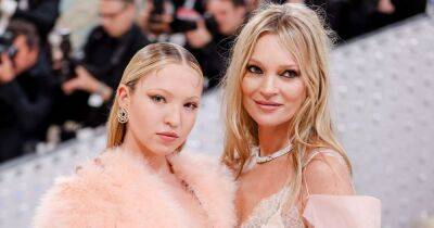 Kate Moss and daughter Lila are an iconic mother-daughter duo in matching Met Gala looks - www.ok.co.uk - Britain - New York