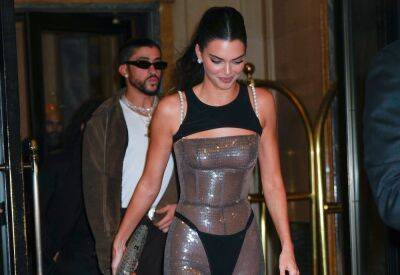 Kendall Jenner Wears Thong Over Sheer Bodysuit As She Attends 2023 Met Gala Afterparty With Rumoured Beau Bad Bunny - etcanada.com - New York - Puerto Rico