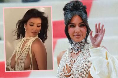 Kim Kardashian’s Met Gala Looks Draws Comparisons To THAT Iconic Playboy Shoot! - perezhilton.com