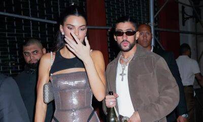 Bad Bunny and the Kardashians leave Met Gala together to afterparty - us.hola.com - Puerto Rico - Kardashians