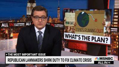 Chris Hayes Urges Journalists ‘Not to Collude’ With Republican Climate Deniers (Video) - thewrap.com - USA