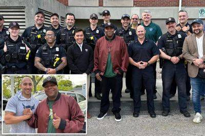 ‘SNL’ star Kenan Thompson surprises cops while filming ‘Good Burger 2’ in Rhode Island - nypost.com - state Rhode Island