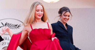 Jennifer Lawrence Stays Comfy in Black Flip-Flops on Cannes 2023 Red Carpet: Photos - www.usmagazine.com - USA - Kentucky - Afghanistan