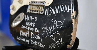 Kurt Cobain’s smashed guitar sold for 10 times more than expected at auction - www.thefader.com - USA - state Washington - city Seattle, state Washington - Beyond