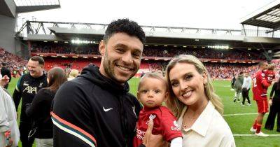 Glam Perrie Edwards brings son onto football pitch with fiancé Alex Oxlade-Chamberlain - www.ok.co.uk