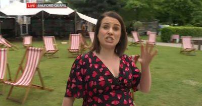 Pregnant BBC presenter forced off air as she's heckled by man on live TV - www.ok.co.uk