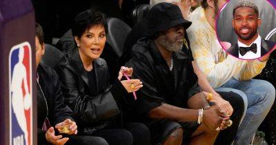 Kris Jenner and Corey Gamble Support Tristan Thompson at Los Angeles Lakers Playoffs Game: Photos - www.usmagazine.com - Los Angeles - Los Angeles - Canada - county Cavalier - county Cleveland