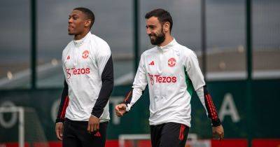 Anthony Martial all smiles after unhappy Bournemouth substitution in things spotted during Man United training - www.manchestereveningnews.co.uk - Manchester