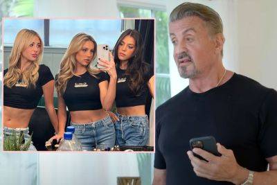 Sylvester Stallone's Daughters Get HIM To Break Up With Guys They're Dating! - perezhilton.com
