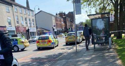 Bury town centre street taped off as emergency services respond to 'concern for welfare of man' - www.manchestereveningnews.co.uk - Manchester - city Bury
